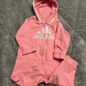 ‼️SOLD‼️Adidas toddler track jumpsuit 💗